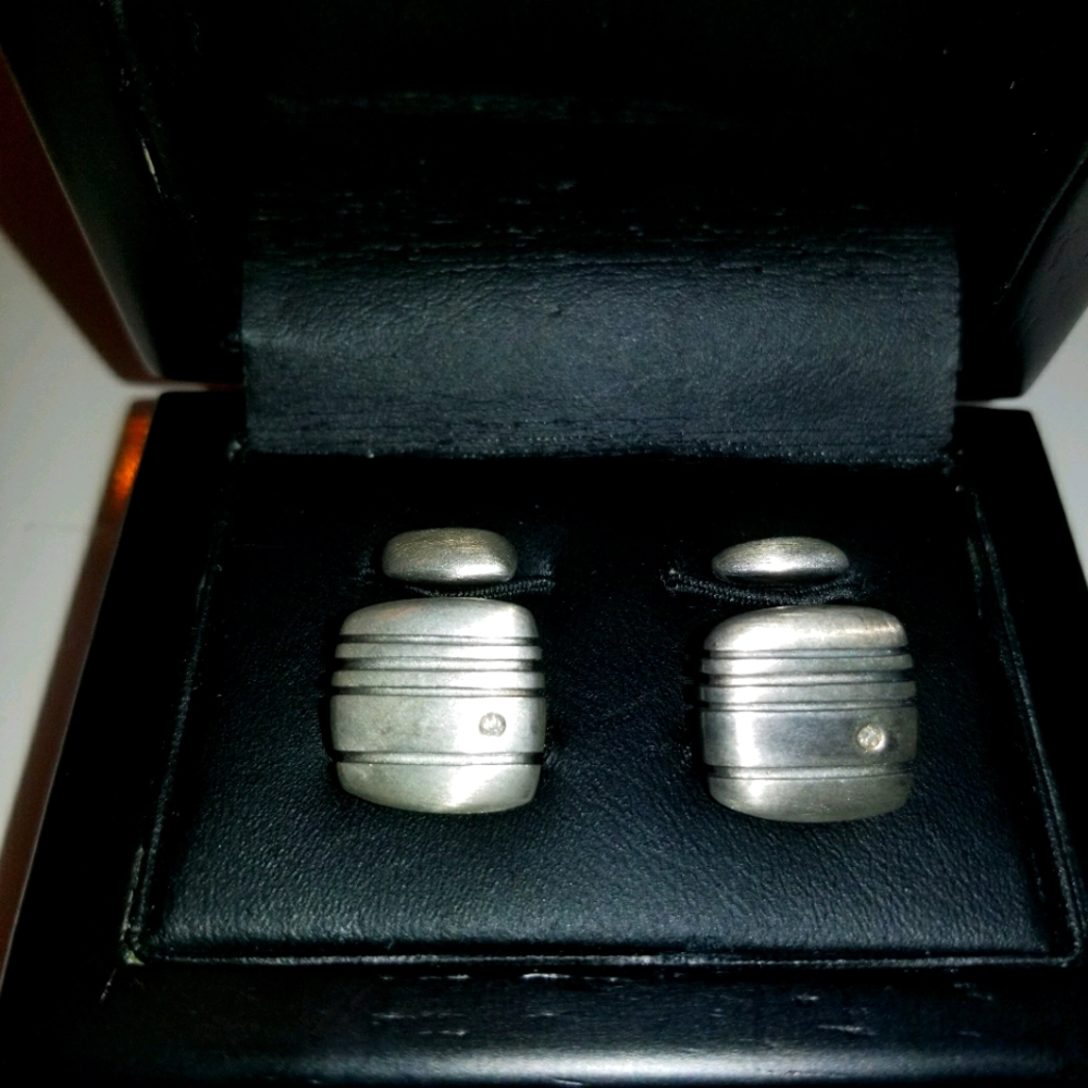Diamond Cufflinks - image 2